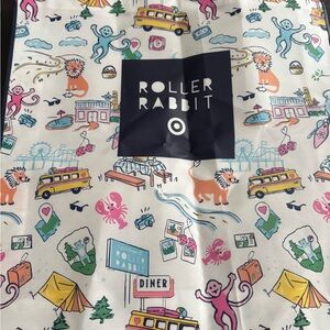 Roller Rabbit Multicolor Illustrated Tote